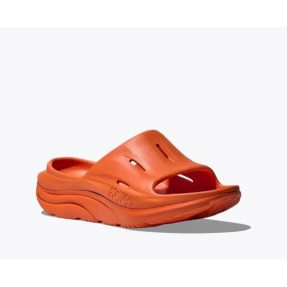 Hoka Ora Recovery Slides 3 Comfort Sandals US Men's 12 / Women's 14, Squash, NEW